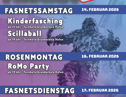 Karten VVK 2026 – Hofener Fasnet